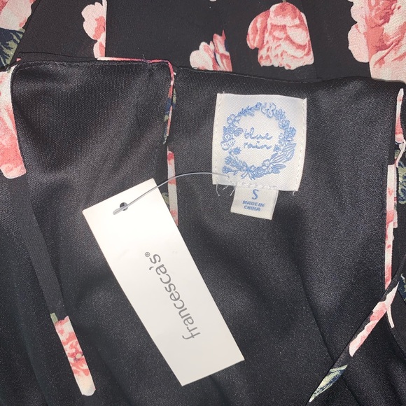 Blue Rain NWT Victorian rose floral renaissance style dress size S - Picture 4 of 4